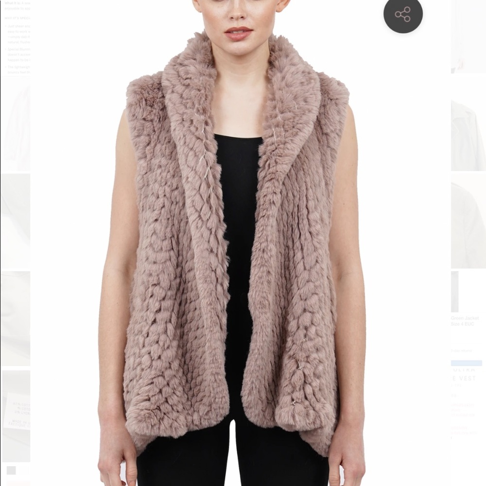 Love Token Ali Faux Fur Ultra plush vest